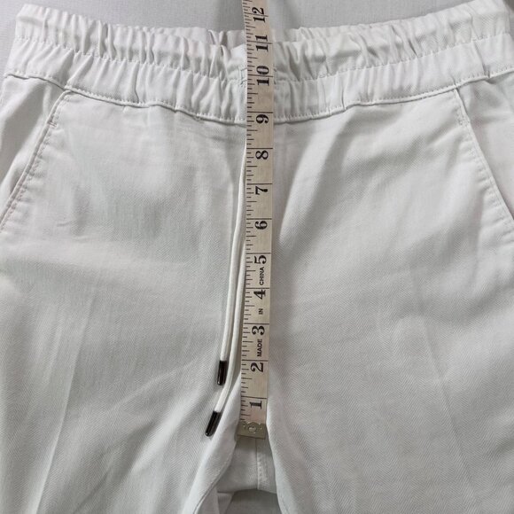 Bevy Flog Shely Drawstring Pant in White Original Size 29 Travel Pant - Picture 8 of 11